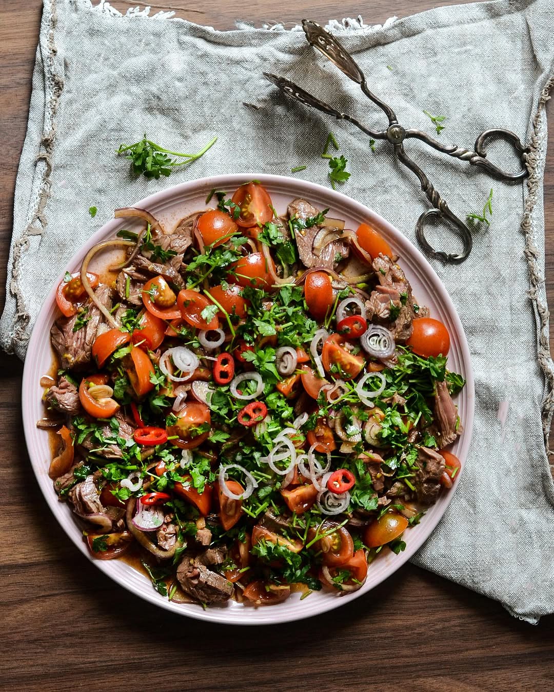 Stark köttsallad