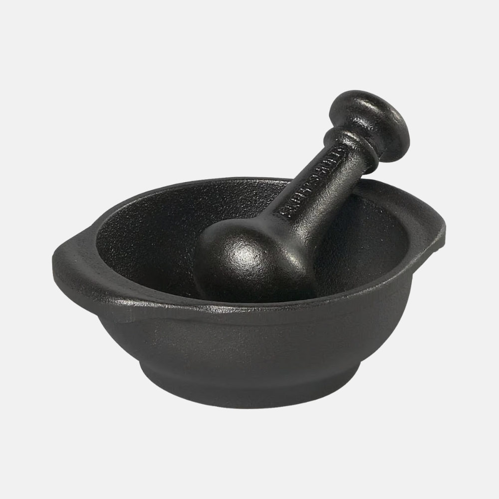 Mortel i Gjutjärn med stöt