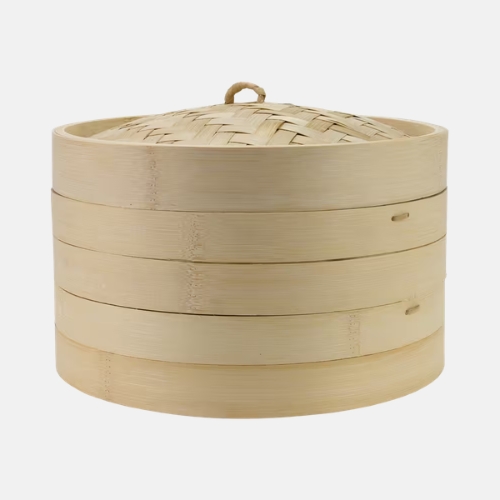 Ångkokare i bambu