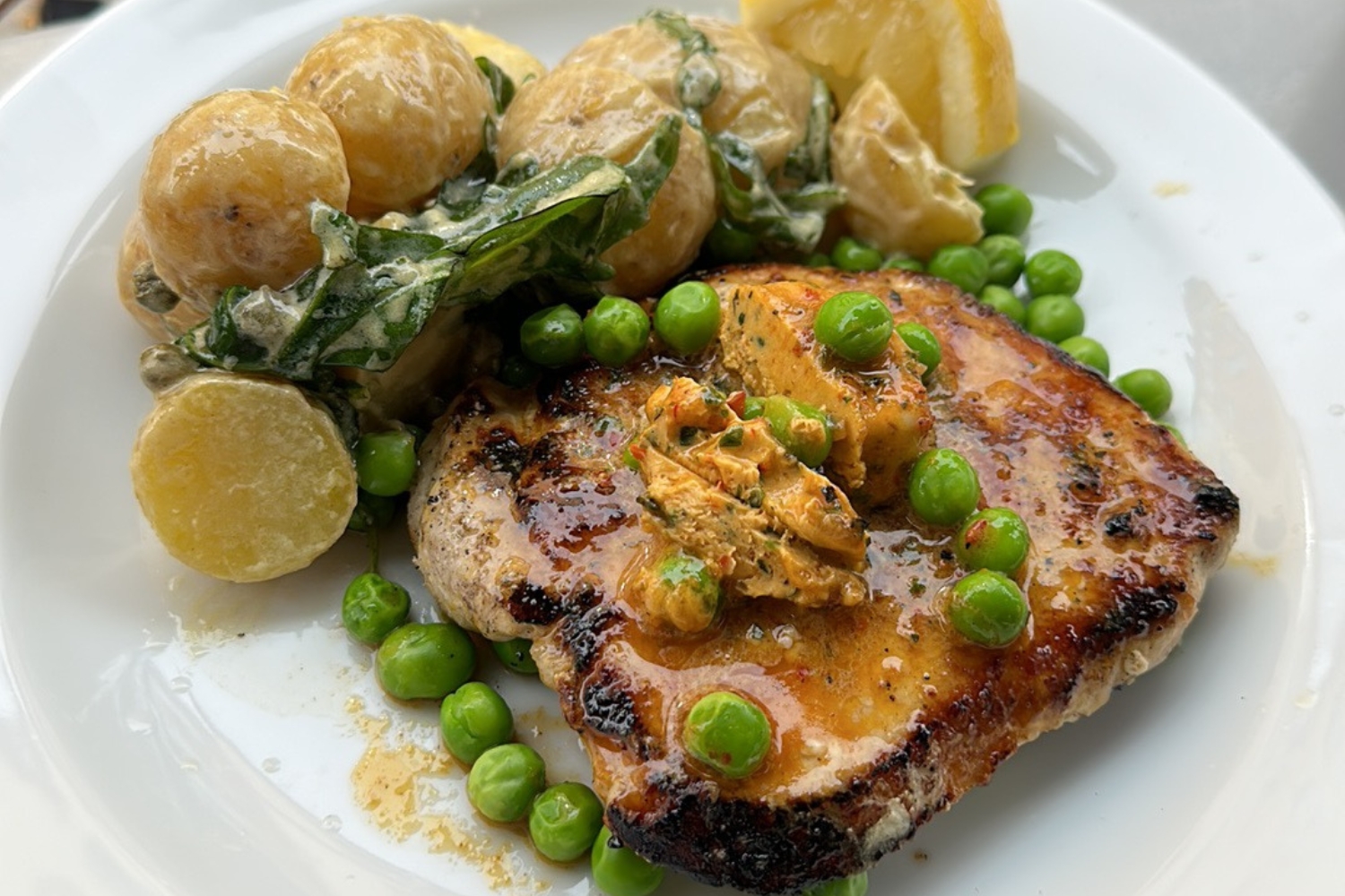 Tysk Schweineschnitzel med Café de Paris-smör