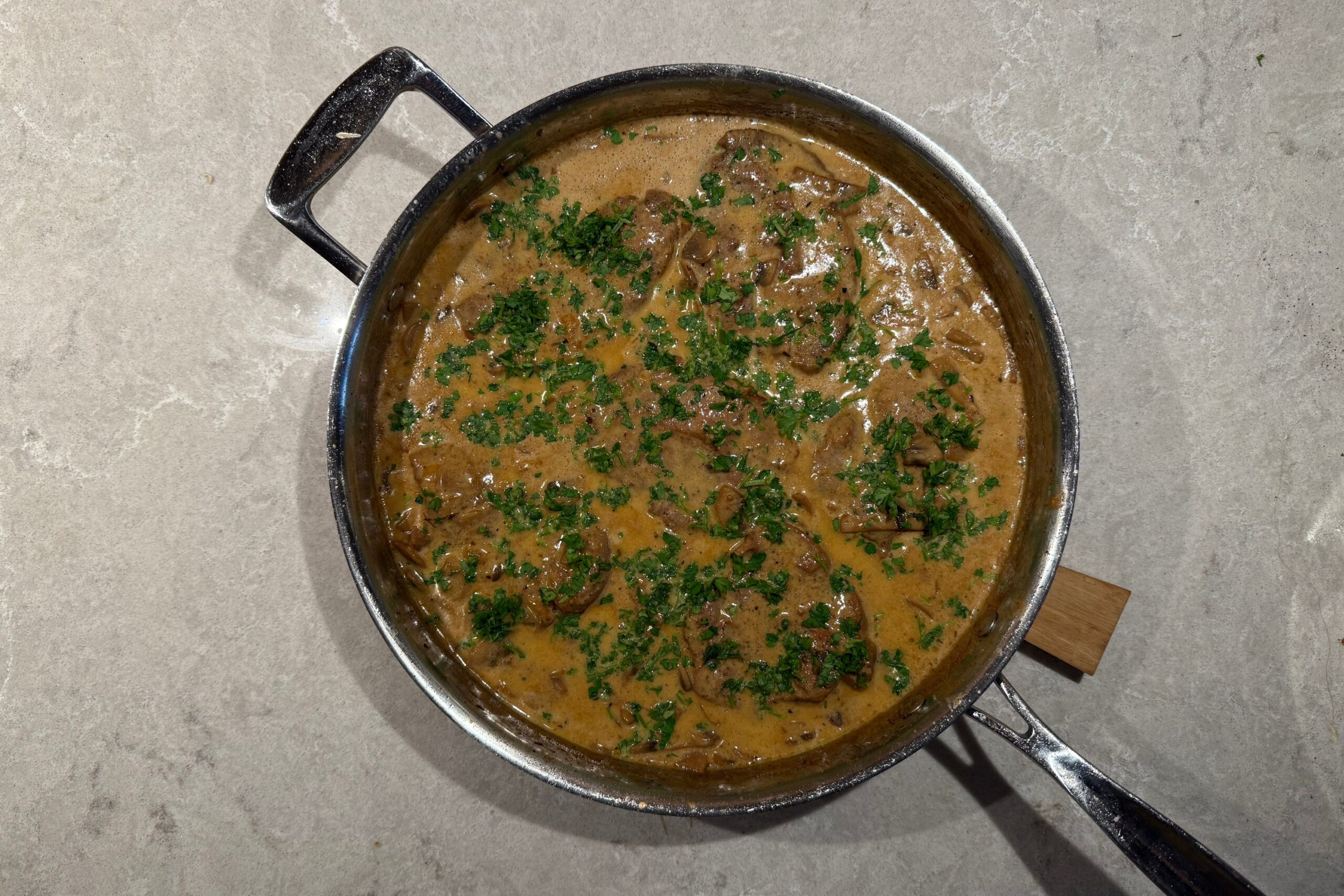 Fläskkotletter med Champinjonsås