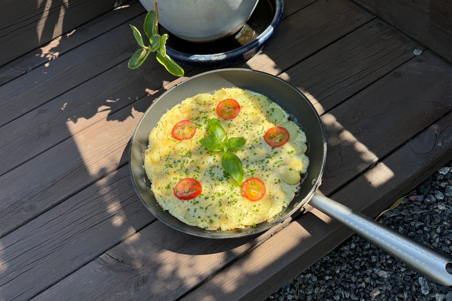 Frittata med Färskpotatis Frittata med Färskpotatis