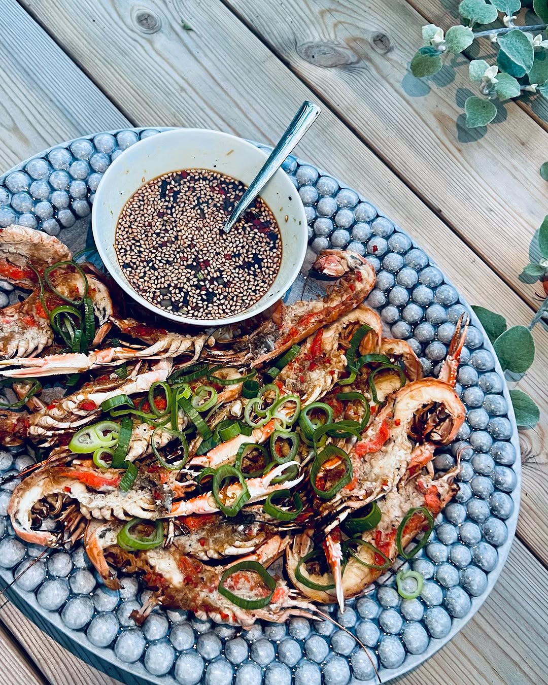 Grillade havskräftor med asiatisk marinad