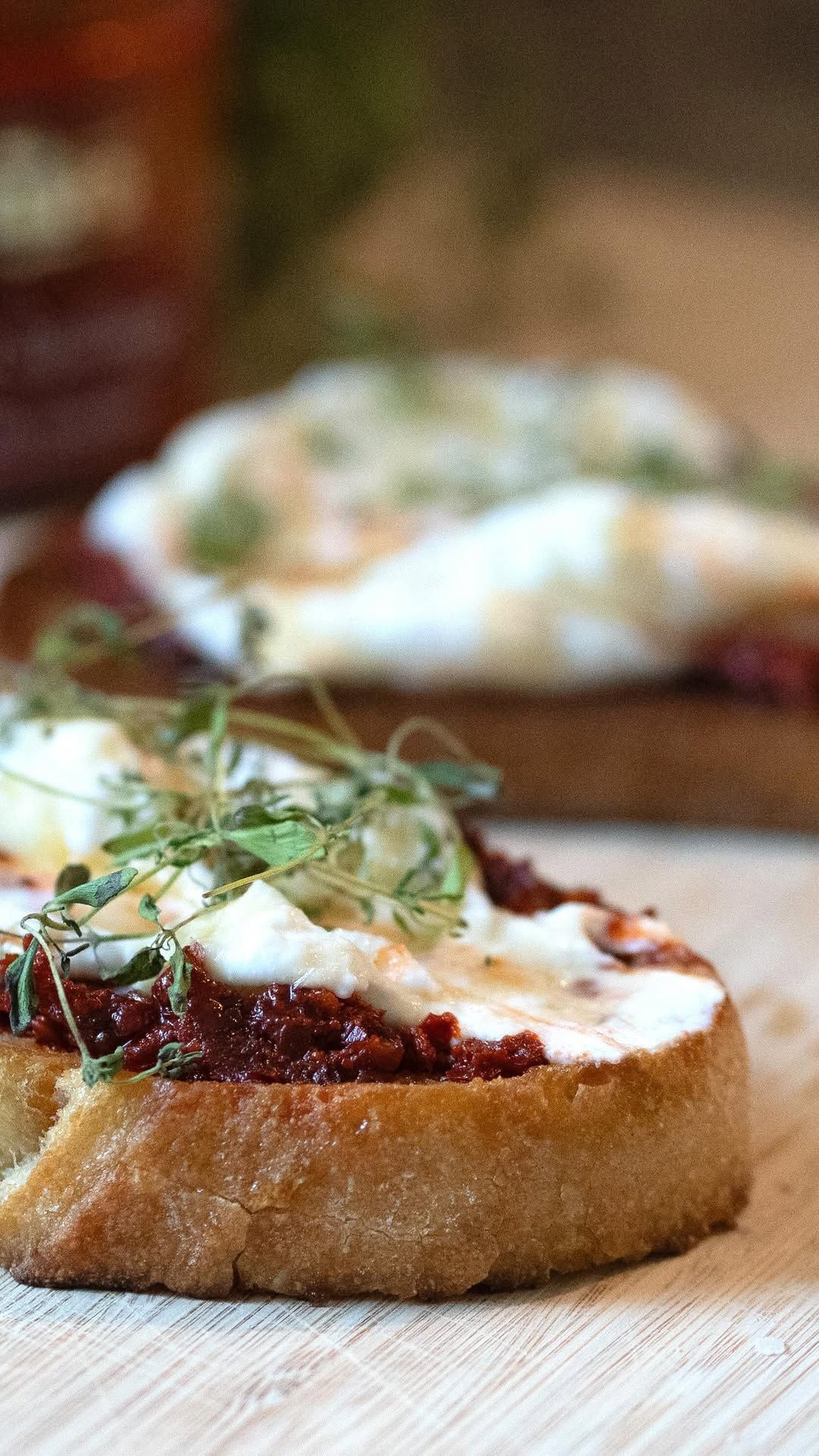 Nduja-macka med ricotta