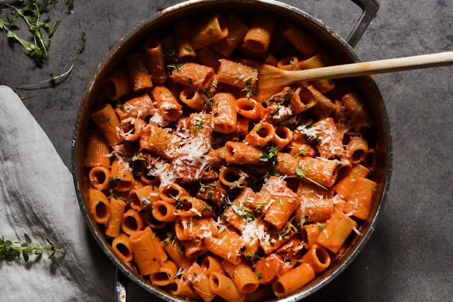 Het korvpasta