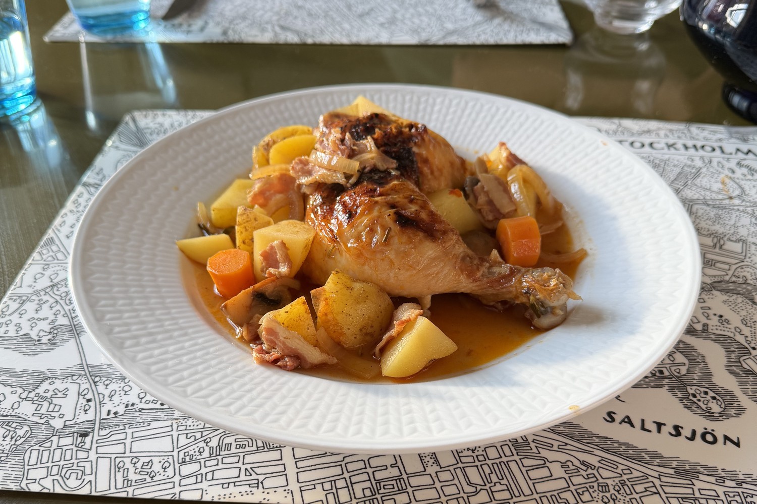 Fattigmans Coq au vin