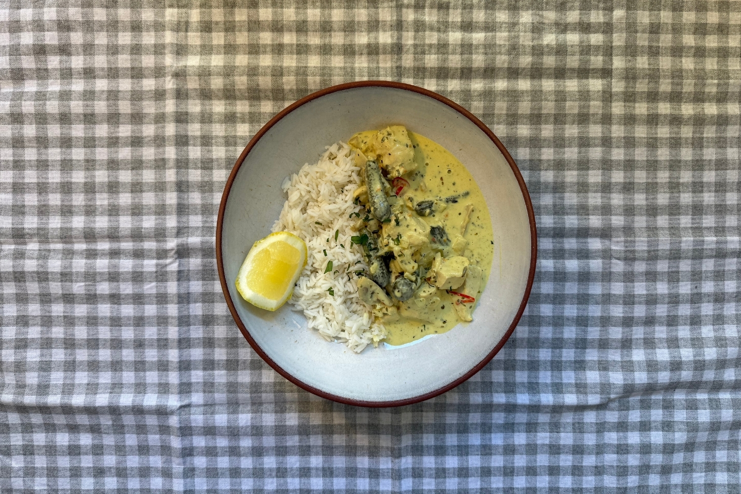 Dragonkyckling med ris