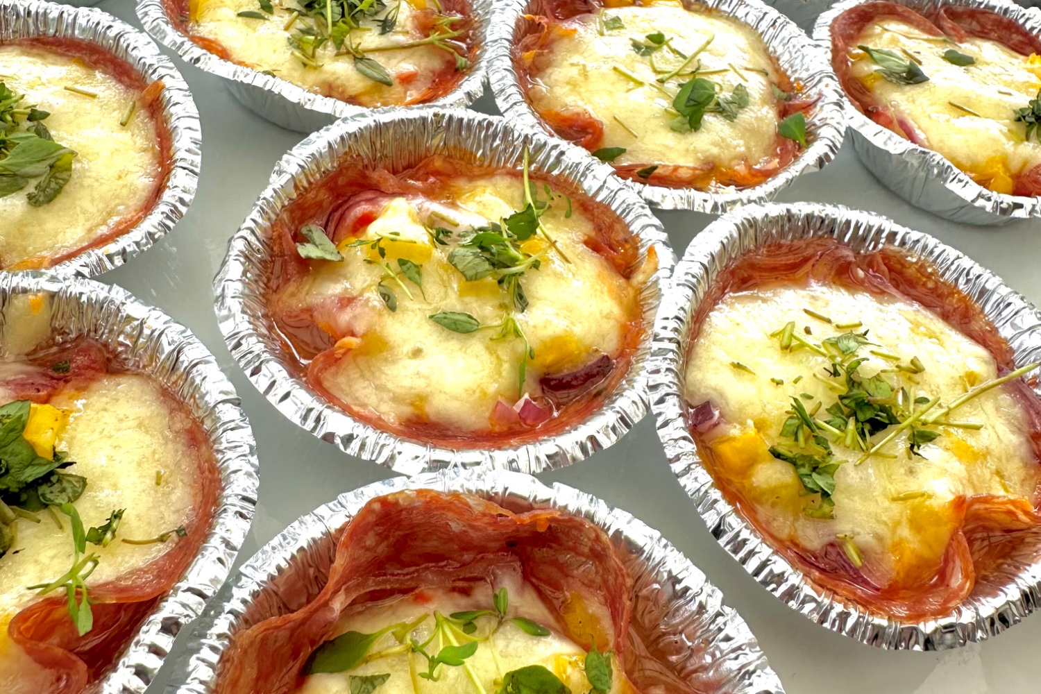 Johans Salami Pizza Cups