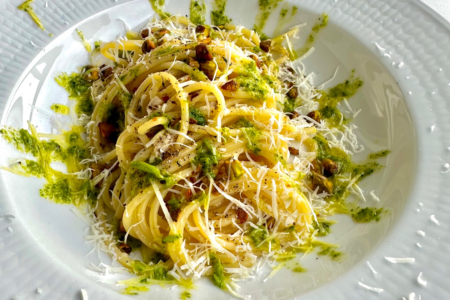 Johans Spaghetti Cacio e Pepe Verde