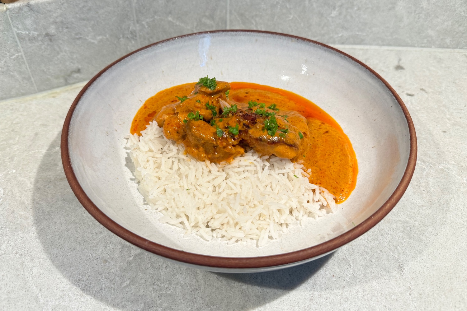 Kyckling i gochujang och röd curry