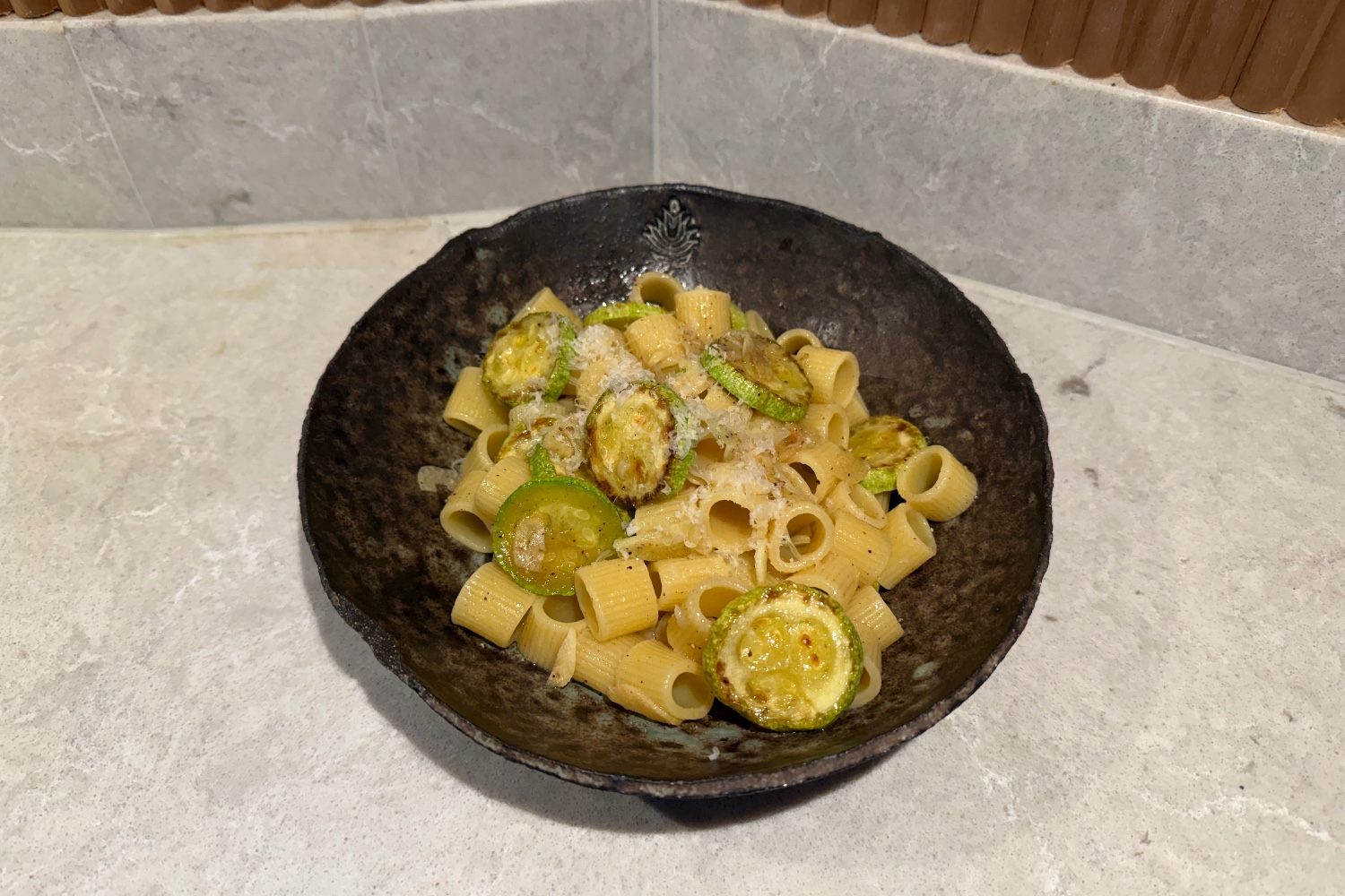 Pasta med Zucchini