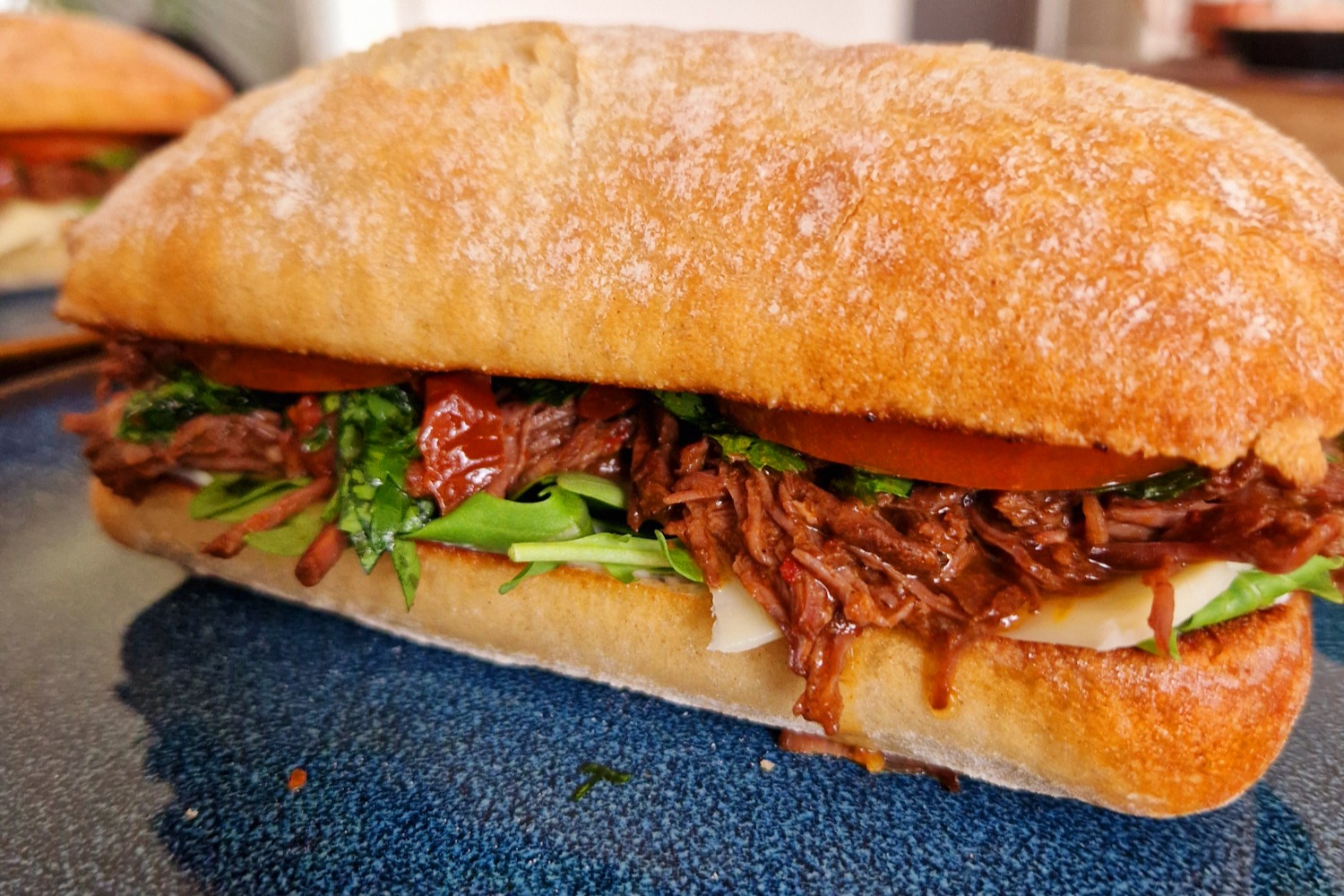 Pulled beef macka