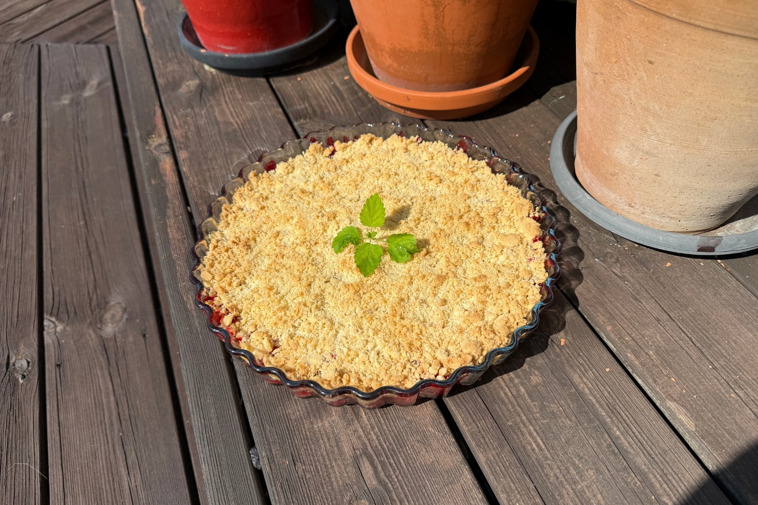 Smulpaj med extra mycket smul